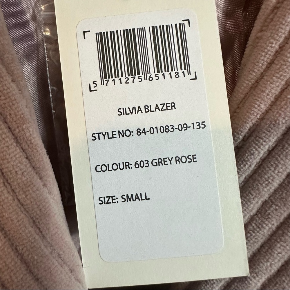 Anthropologie Sparkz Copenhagen Grey Rose Silva Blazer IRREGULAR See Description - Picture 7 of 12